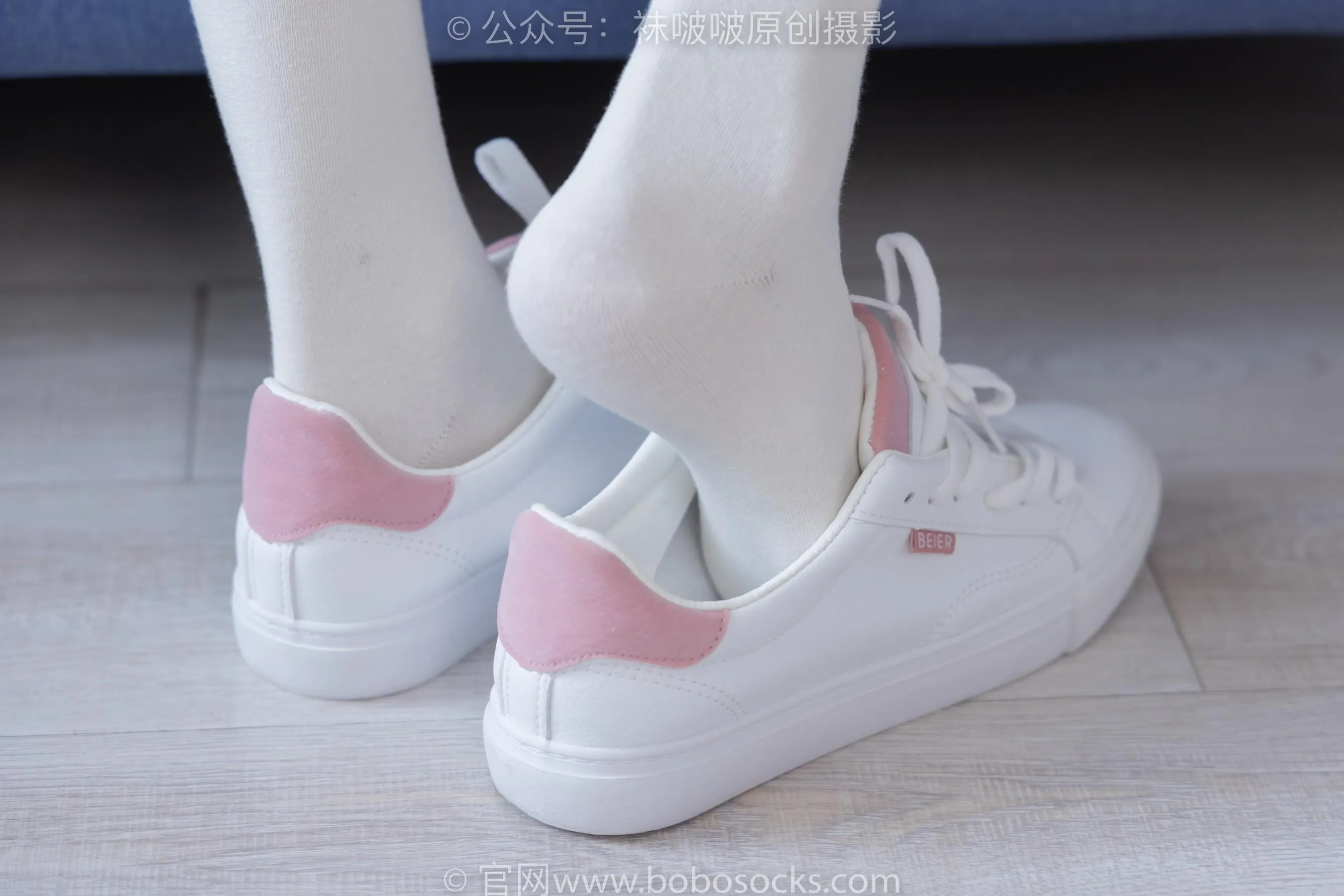 [BoBoSocks袜啵啵]NO.229 稚予-板鞋、皮鞋、两双大腿袜 [68P]插图4